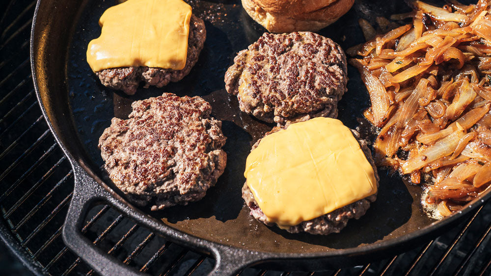 Skillet Smash Burgers for a Crowd Field Company