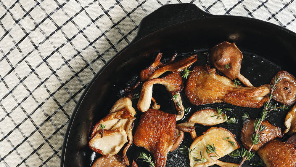 Pan-Seared Mushrooms with Butter and Thyme – Field Company