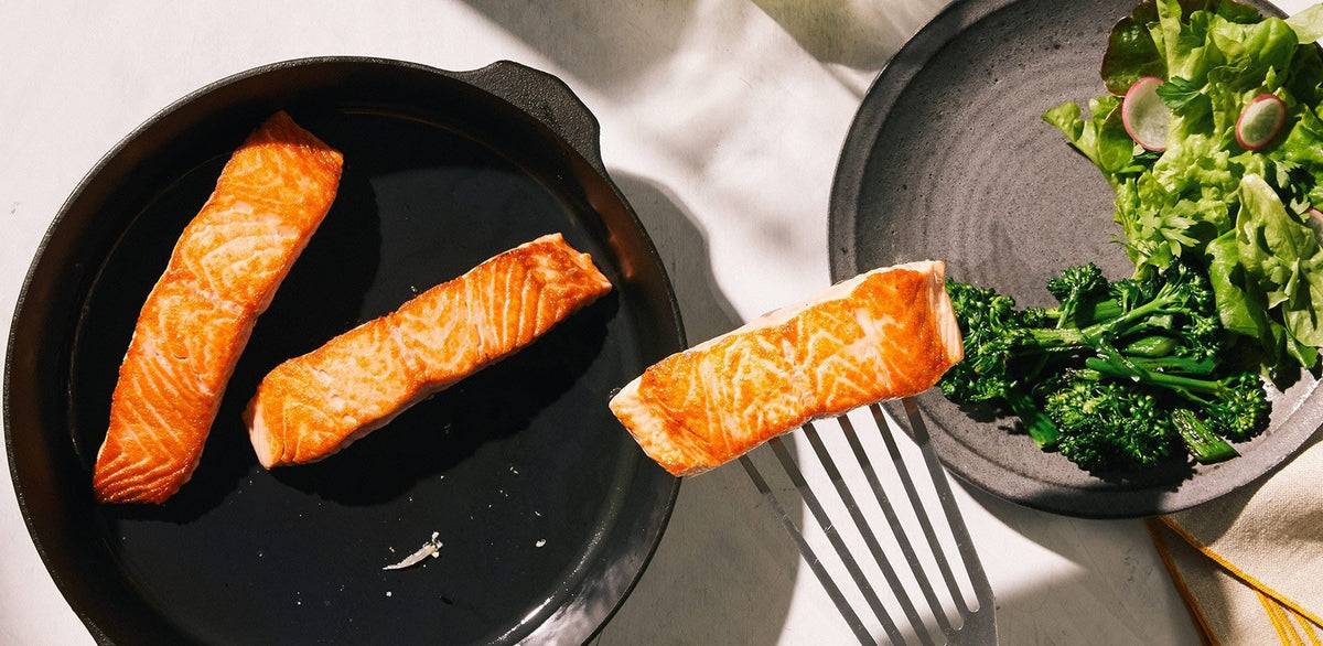 How To Cook A Salmon In A Cast Iron Skillet – Field Company