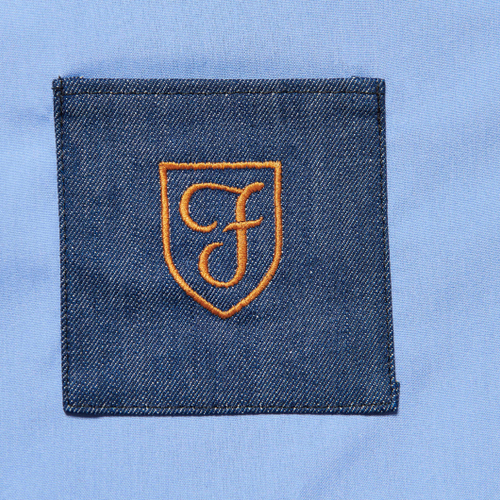 Field Denim Apron with Leather Straps