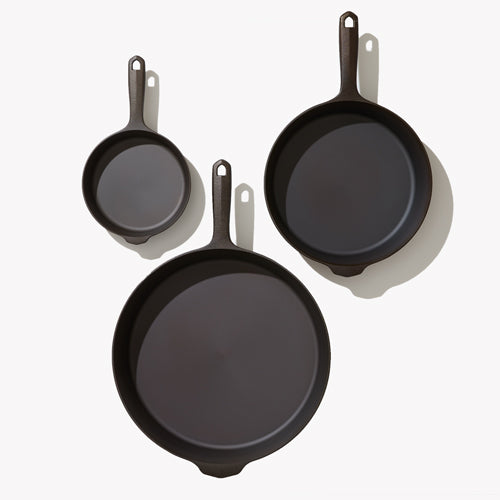 ThreePiece Cast Iron Cookware Set Field Company