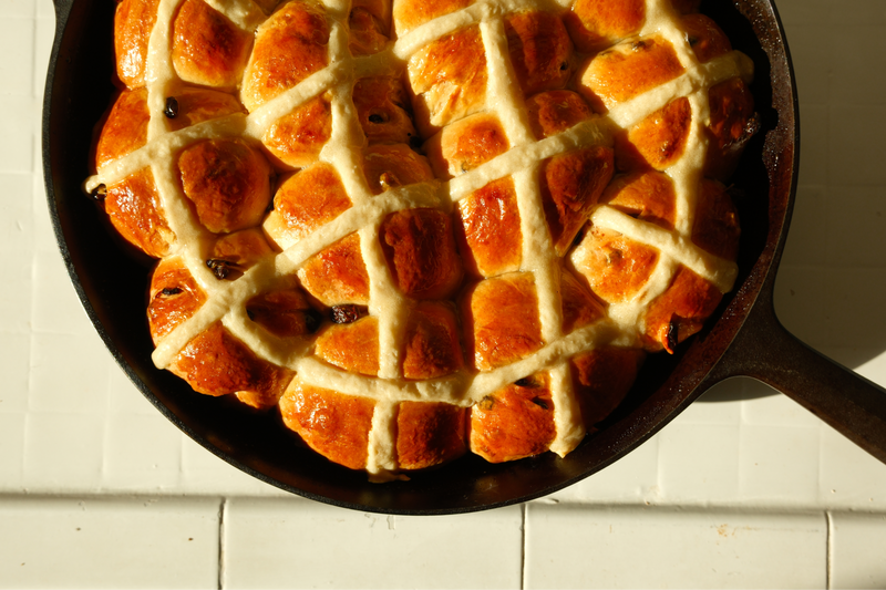 Cast Iron Hot Cross Buns