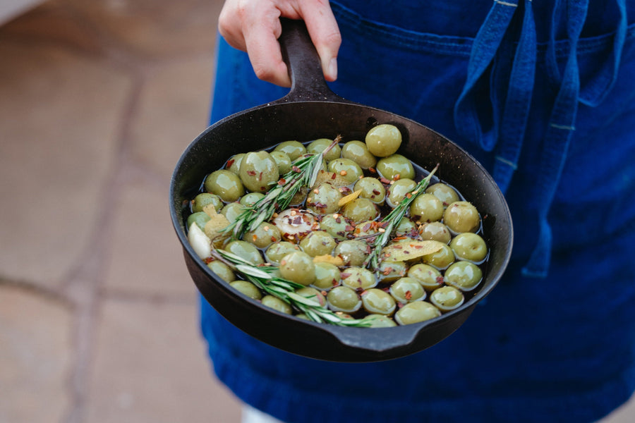 Warm Marinated Olives