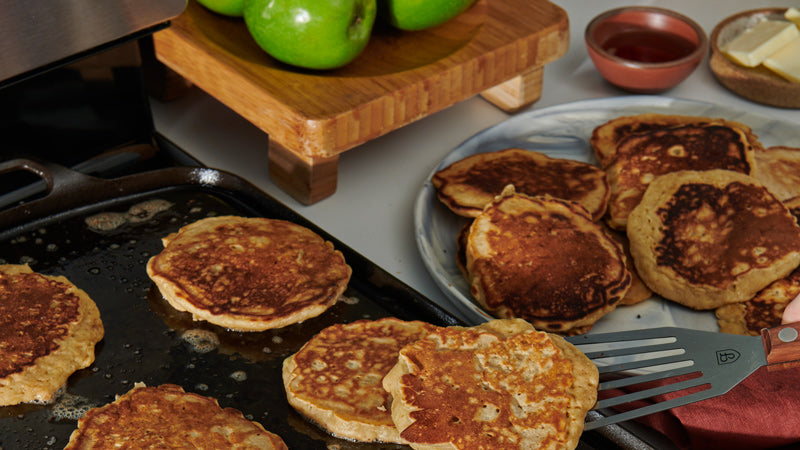 Cast Iron Griddle Apple Pancakes