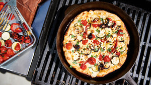 Double-Grilled Skillet Pizza