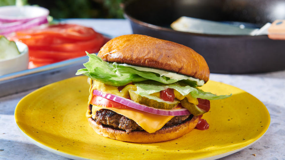 Cast Iron Skillet Smash Burgers