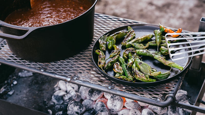 Cast Iron-Blistered Shishito Peppers