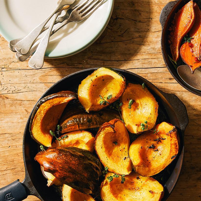 Cast IronRoasted Acorn Squash Field Company