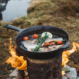 Whole Trout Pan-Roasted in Cast Iron