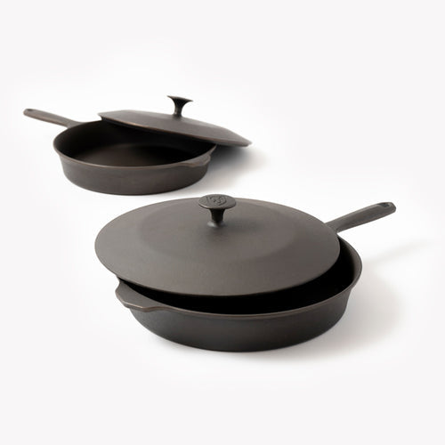 Twelve-Piece Cast Iron Cookware Set & Accessories