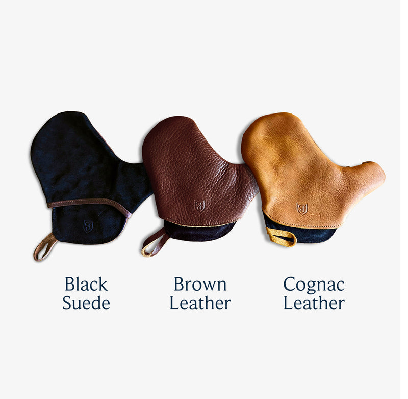 Leather Oven Mitts, Factory Second