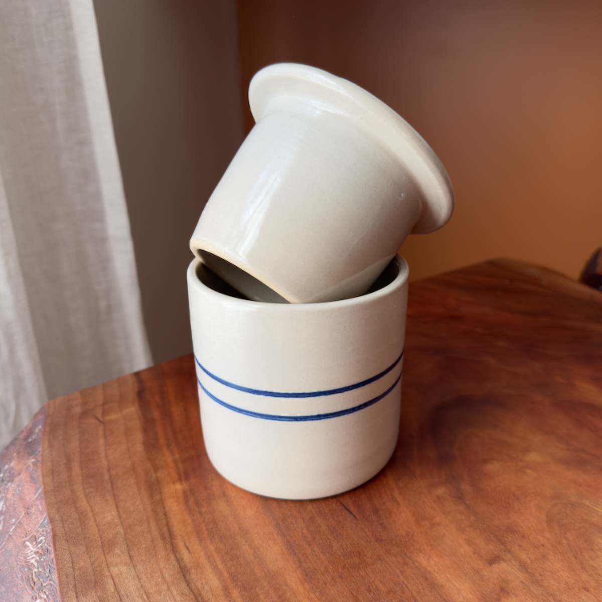 Stoneware Butter Bell Field Company