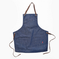 Field Denim Apron with Leather Straps thumbnail