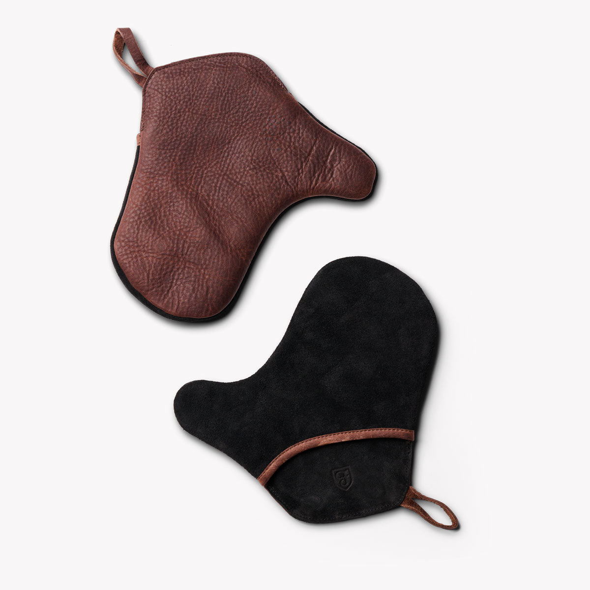 Premium Quality Buffalo Leather Oven Mitt for Use With Oven, Stove,  Fireplace or BBQ. This Luxury Leather Gift for Men is Made in Holland. 