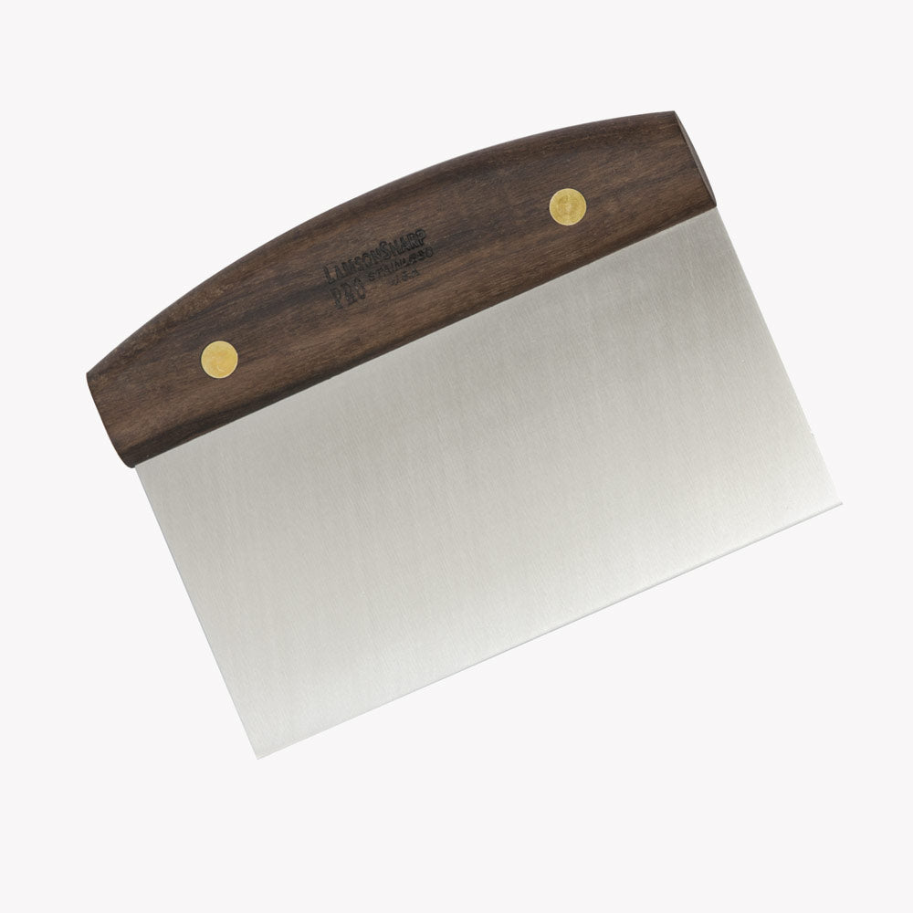 Lamson Stainless Steel and Walnut 3 x 6 inch Chef's Slotted Turner